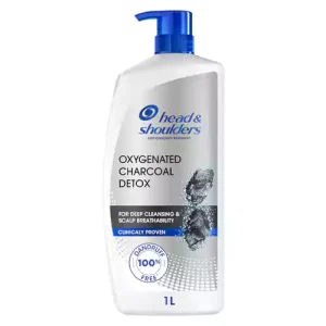 شامپو ضد شوره ایتالیایی هد اند شولدرز Head & Shoulders Detox Anti-dandruff حاوی عصاره دتاکس زغال 1000 میل