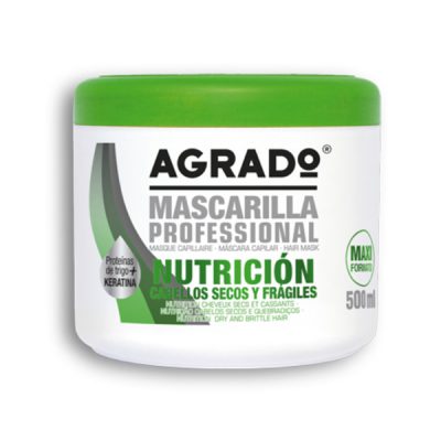 ماسک مو تغذیه کننده آگرادو مناسب موهای خشک و شکننده 500 میل
