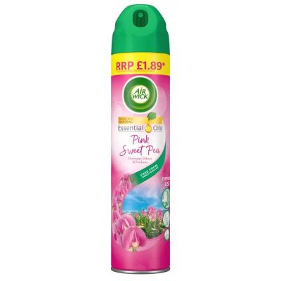 اسپری خوشبوکننده هوا ایرویک Pink Sweet Pea با رایحه ملایم حجم 300 میل
