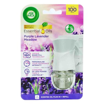 دستگاه + یدک خوشبو کننده هوا انگلیسی ایرویک با رایحه اسطوخودوس بنفش حجم 19 میل