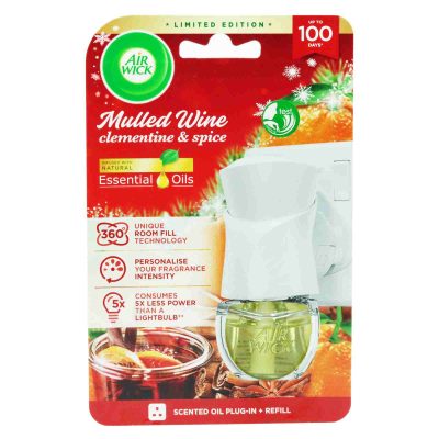 دستگاه + یدک خوشبو کننده هوا انگلیسی ایرویک با رایحه گرم و شیرین حجم 19 میل