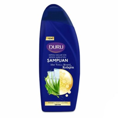 شامپو ضد شوره دورو حاوی عصاره آلوئه ورا، منتول و کلاژن 500 میل