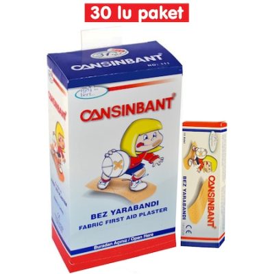چسب زخم پارچه‌ای CANSİNBANT تعداد 30 عدد