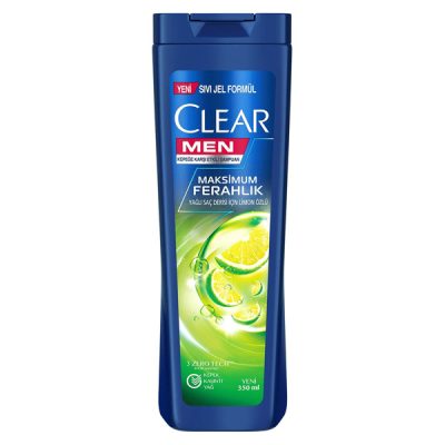 شامپو کلیر لیمویی برای موی چرب آقایان Clear men حجم 350 میل