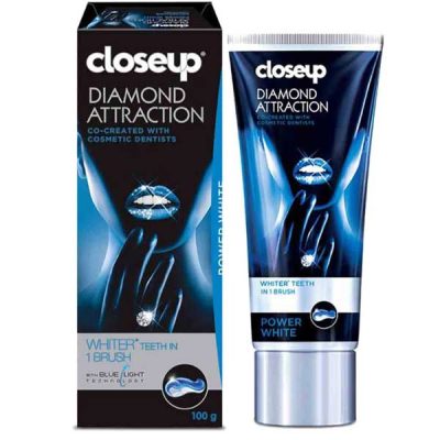 خمیر دندان سفید کننده کلوزآپ مدل Diamond Attraction حجم 75 میل