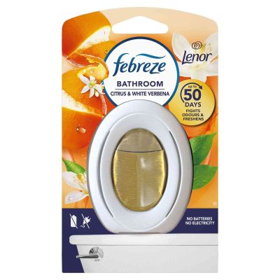 خوشبو کننده حمام و سرویس بهداشتی فبرز Febreze با رایحه مرکبات و گل شاه‌پسند (وربنا) حجم 7.5 میل