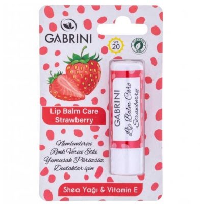 بالم لب توت فرنگی گابرینی با SPF 20 حجم 4.5 گرم