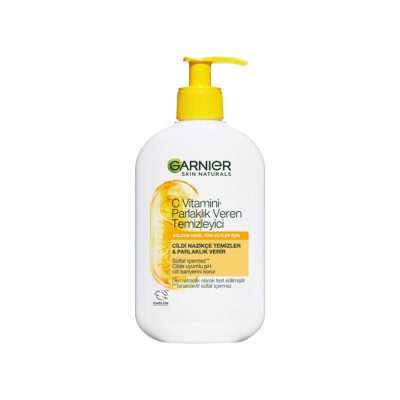 ژل شستشوی ضد لک و روشن کننده گارنیر حاوی ویتامین سی حجم 250 میل