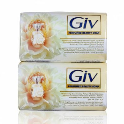 صابون جیو Giv مدل Smooth Touch حاوی روغن سویا و شی باتر 140 گرم بسته 4 عددی