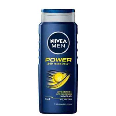 شامپو سر و بدن آلمانی نیوآ  NIVEA POWER مردانه ، تقویت کننده 500 میل