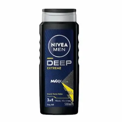 شامپو سر و بدن مردانه نیوآ مدل Deep Extreme حجم 500 میل
