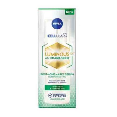 سرم پوست آلمانی نیوآ Nivea Cellular Luminous ضد لک و آکنه 30 میل