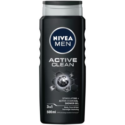 شامپو سر و بدن نیوآ مدل ACTIVE CLEAN حجم 500 میل