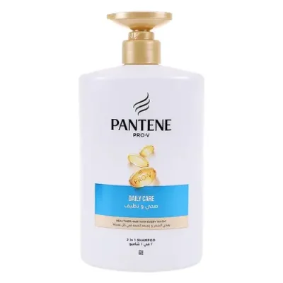شامپو پنتن پرو وی 2 در 1 (شامپو و نرم کننده) مدل Daily Care برای انواع موها حجم 1000 میل