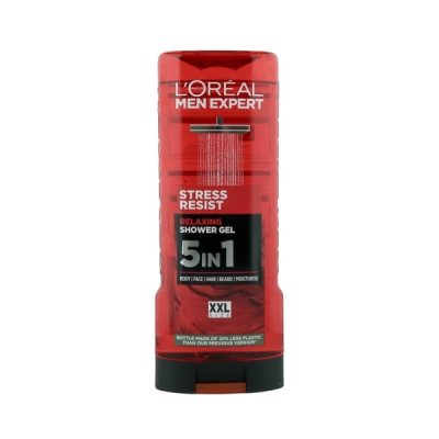 ژل حمام 5 در 1 مردانه لورآل مدل Stress Resist حجم 300 میل
