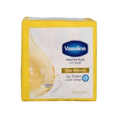 صابون مرطوب کننده وازلین مدل Total Moisture بسته 3 عددی 75 گرمی