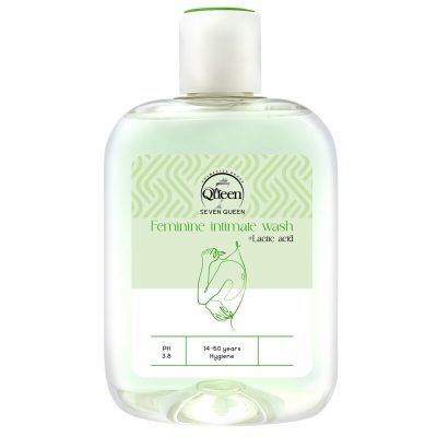 ژل بهداشتی بانوان سون کوئین حاوی اسید لاکتیک مناسب 14 تا 50 سال 500 میل