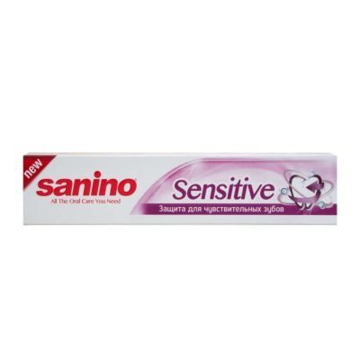 خمیر دندان سانینو مدل Sensitive حجم 100 میل