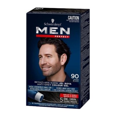 کیت رنگ مو مردانه شوارتسکوف Men Perfect مشکی شماره 90