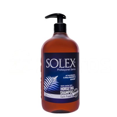 شامپو بدون نمک سولکس حاوی عصاره گیاه دم اسب مناسب انواع مو 1000 میل