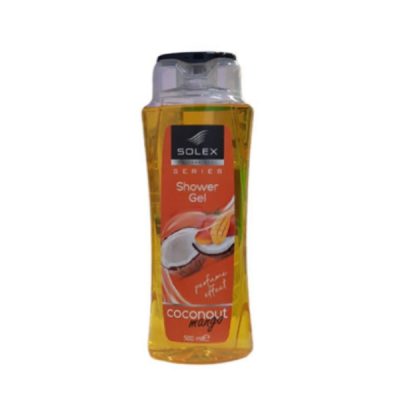 شاور ژل بدن سولکس حاوی نارگيل و انبه 500 ميل