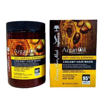 ماسک مو لایتنس اسلواکی بدون سولفات مدل Argan oil حجم 1000 میل