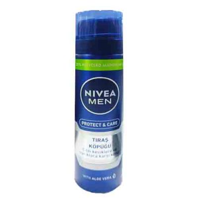 ژل اصلاح آلمانی نیوآ  Nivea PROTECT AND CARE حاوی عصاره آلوئه ورا 200 میل