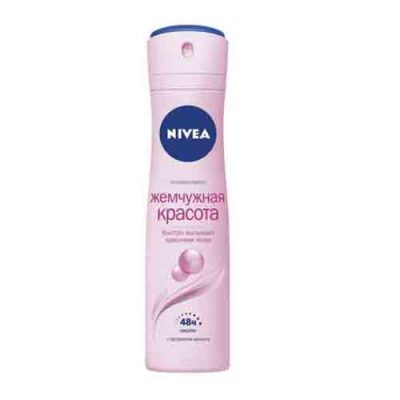 اسپری روسی ضد تعریق زنانه NIVEA Pearl & beauty نیوآ 150 میل