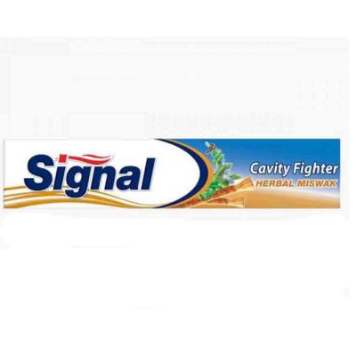 خمیر دندان سیگنال Signal Cavity Fighter حاوی عصاره چوب مسواک 120 میل