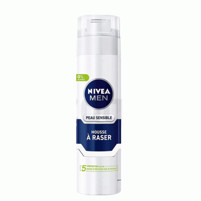 فوم اصلاح آلمانی NIVEA MEN Peau Sensible نیوآ 200 میل