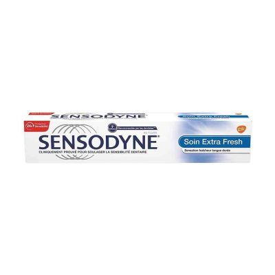 خمیر دندان انگلیسی  سنسوداین SEN SODNYE Soin Extra Fresh با طعم نعناع 75 میل