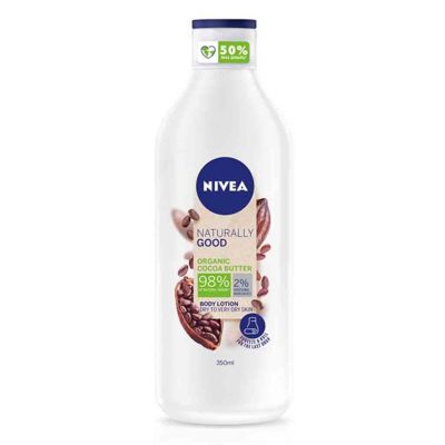 لوسیون بدن آلمانی نیوآ Nivea Naturally good CoCoa Butter با رایحه کاکائو 350 میل