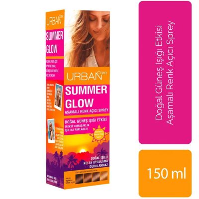 اسپری روشن کننده و براق کننده رنگ مو حاوی روغن مونویی اربن کر حجم 150 میل