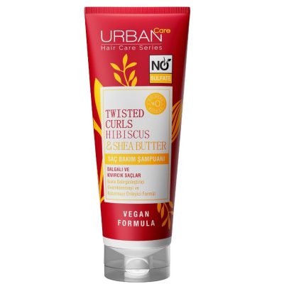 شامپو مو مخصوص موهای فر اربن کر حاوی گل ختمی و کره شی باتر حجم 250 میل