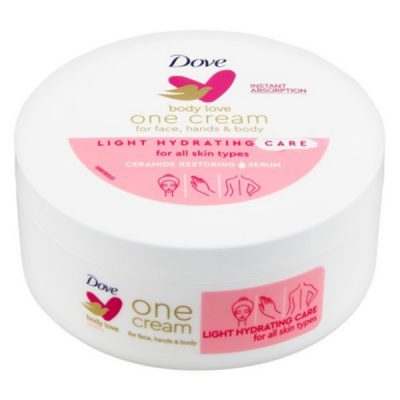 کرم آبرسان بدن و صورت DOVE حجم 250 میلی لیتر