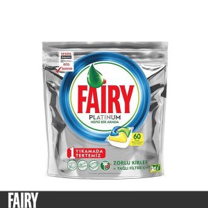 قرص ماشین ظرفشویی FAIRY PLATINUM فیری پلاتینیوم 60 عددی