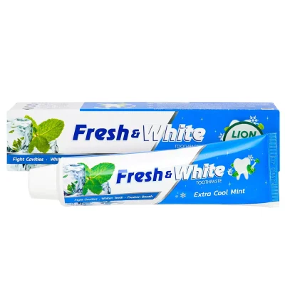 خمیردندان فرش وایت Fresh White extra cool mint