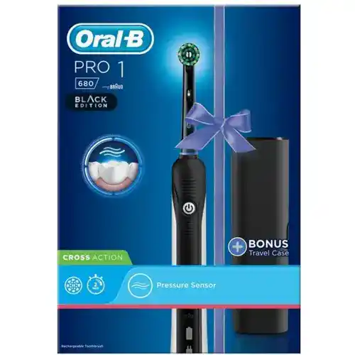 مسواک برقی آلمانی اورال بی Oral B Pro 1 680 نفوذ بهتر بین دندانها و حذف پلاک 545 گرم مسواک برقی آلمانی اورال بی Oral B Pro 1 680 نفوذ بهتر بین دندانها و حذف پلاک 545 گرم
